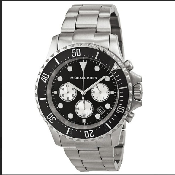 Silver Michael Kors Chronograph  Watch - Picture 1 of 6